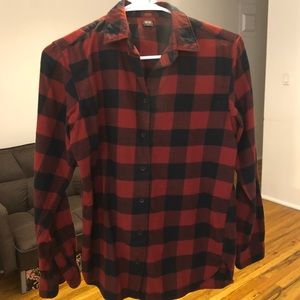 Uniqlo XS Flannel Red Shirt